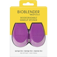 Спонж для макияжа Bioblender Duo Pack для жидкого и кремового макияжа 54G 3163 Фиолетовый — упаковка из 2 шт., Ecotools
