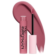 Жидкая матовая помада Lipling Xxl Maxx Out, 0,13 жидких унции, холодный светло-розовый оттенок, Nyx Professional Makeup