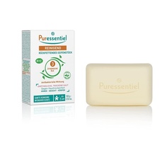 Органическое очищающее мыло с 3 эфирными маслами для лица, рук и тела 100 г, Puressentiel