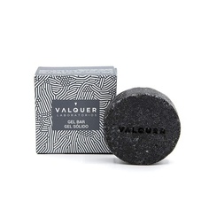 Твердый гель для тела Vгўlquer с активированным углем для успокоения и глубокого очищения кожи 50г, Valquer Laboratorios