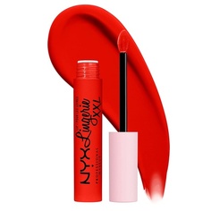 Матовая жидкая губная помада Lipling Xxl Fuego 27 Fire Red, Nyx Professional Makeup