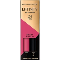 Блеск для губ Lipfinity 024 «Оставайся веселым», 2 мл, Max Factor