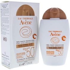 Солнцезащитный крем Тонированный минеральный флюид Spf50+ для непереносимой кожи 40мл, Avene