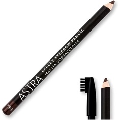 Карандаш для бровей Astra Make-Up Expert Eb2 Темно-коричневый, Astra Makeup