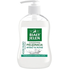 Гипоаллергенное жидкое мыло премиум-класса с экстрактом козьего молока 300мл, Bialy Jelen