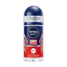 Роликовый дезодорант Men Dry Extreme Deo 50 мл - сильный антиперспирант с высокоэффективным комплексом цинка, Nivea