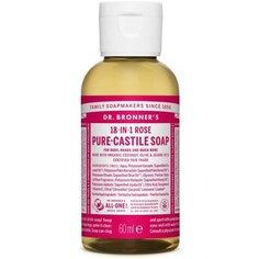 Органическое жидкое мыло Rose 18-в-1 Magic Soap, 60 мл, Dr. Bronner&apos;S