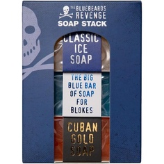 Подарочный набор мыла для мужчин для рук и тела — включает мыло Big Blue, Cuban Gold и Classic Ice Soap., The Bluebeards Revenge