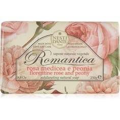 Мыло Romantica Роза и Пион 250г, Nesti Dante