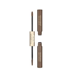 Brow Duo 2-в-1 Карандаш для бровей и тональный гель для бровей 03 Холодный коричневый, Clarins