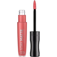 Жидкая губная помада London Stay Matte #600 Coral Sass, 5,5 мл, Rimmel