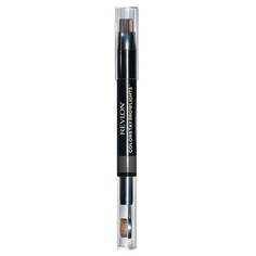 Colorstay Browlights Pencil Карандаш для бровей и хайлайтер для бровей 0,55 фунта, мягкий черный, Revlon