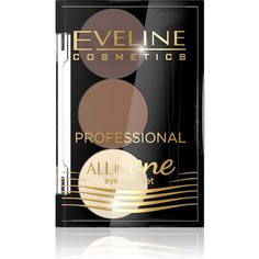 Eveline All In One Brow Palette Набор для бровей 1.7G 02, Eveline Cosmetics