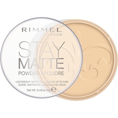 Прессованная пудра Stay Matte, прозрачная, 14 г, Rimmel