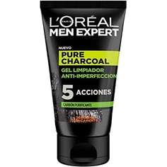 Paris Men Expert Pure Charcoal Очищающий гель для умывания 100 мл, L&apos;Oreal LOreal