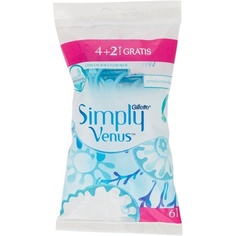 Одноразовые бритвы Gillette Venus Simply2, 6 шт. в упаковке 4 + 2 шт., Procter &amp; Gamble