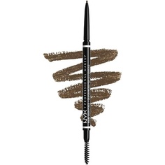 Карандаш для бровей Nyx Micro Brow Pencil Ash Brown 0,5G, Nyx Professional Makeup