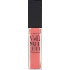 Maybelline Color Sensational Vivid Matte Liquid Lipstick Number 7 Румяна, Maybelline New York
