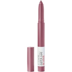 Maybelline Superstay Matte Ink Crayon Стойкая губная помада розового цвета с прецизионным аппликатором 1,5 г, Maybelline New York