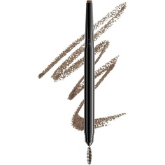 Прецизионный карандаш для бровей, двусторонний, с плоским кончиком и кисточкой для веганской формулы, оттенок Ash Brown 04, Nyx Professional Makeup