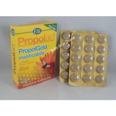 Propolaid Propolgola, пастилки для горла со вкусом прополиса и мяты, 30 таблеток, Esi