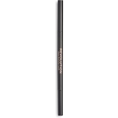 Карандаш для бровей Precision Brow Pencil, двусторонний карандаш для бровей и кисточка для бровей, тонкий кончик, средний коричневый цвет, 9 г, Makeup Revolution