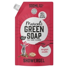 Гель для душа и гель для душа «Аргана и уд», 500 мл, Marcel&apos;S Green Soap