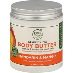 Питательное масло для тела «Мандарин и манго», 8 унций (237 мл), Petal Fresh
