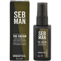 Seb Man The Groom Питательное масло для волос и бороды, Sebastian