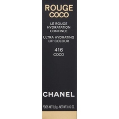 Губная помада Rouge Coco Shine Hydrating Sheer Lipshine 416 Coco, 0,11 унции — ограниченный выпуск, Chanel