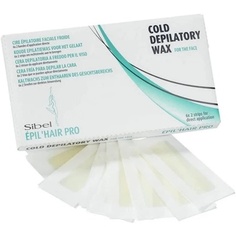 Холодный воск для депиляции лица – упаковка из 6 шт., Sibel