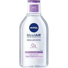 Мицеллярная вода 3в1 для чувствительной кожи 400мл, Nivea