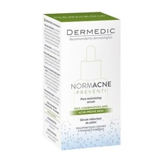 Женская профилактическая сыворотка для уменьшения пор Normacne для кожи, склонной к акне, 30 мл, Dermedic
