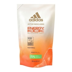Гель для душа Energy Kick сменный с эфирным маслом апельсина 400мл, Adidas