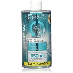Матирующая мицеллярная жидкость Facemed 3-в-1, 650 мл, Eveline Cosmetics