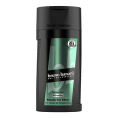 Fragrance Made For Men Гель для душа 3-в-1 для тела, волос и лица 250мл, Bruno Banani