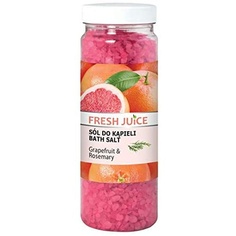 Соль для ванн «Грейпфрут и розмарин» от Green Pharmacy, 700 г, Fresh Juice