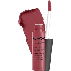 Мягкий матовый крем для губ Будапешт 8мл, Nyx Professional Makeup