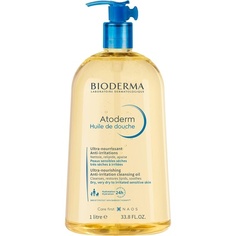 Atoderm Shower Oil Очищающее масло для душа для очень сухой и склонной к экземе кожи 1л, Bioderma