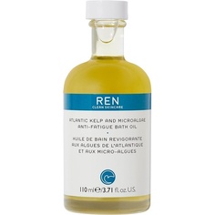 Clean Skincare Масло для ванн против усталости с водорослями и микроводорослями Atlantic, 110 мл, Ren