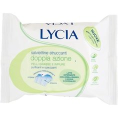 Очищающие салфетки для снятия макияжа для жирной кожи, 20 шт., Lycia