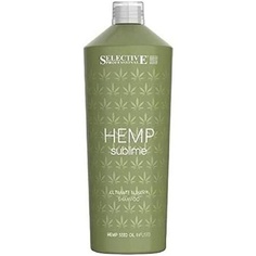 Hemp Sublime Shampoo 1000мл Увлажняющий шампунь для сухих ломких волос, Selective