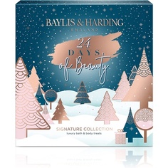 Рождественский календарь роскошной красоты с маслом жожоба, ванили и миндаля — для веганов, Baylis &amp; Harding