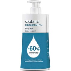 Молочко для тела Hidraderm Hyal в упаковке, 2 шт., Sesderma