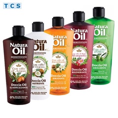 Natura Oil Питательное масло для душа с органическими маслами, 5 видов по 250 мл каждый, Nani