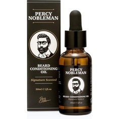 Масло для бороды 99% натурального происхождения с фирменной ароматной смесью, 30 мл, Percy Nobleman