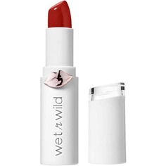 Губная помада Wet N Wild Megalast Увлажняющая губная помада с сияющим финишем Формула с микрошариками Натуральный коэнзим Q-10 из морских водорослей Витамин А и Е Противопожарный сияющий финиш, Wet &apos;N&apos; Wild