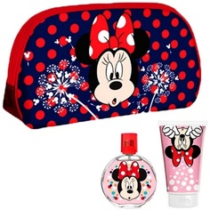 Туалетная сумка Minnie Mouse, туалетная вода 50 мл и гель для душа 100 мл, Disney