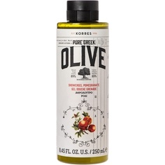 Увлажняющий гель для душа «Оливковый гранат» с оливковым маслом первого холодного отжима 250 мл, Korres