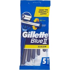 Одноразовая бритва Blue Ii Slalom — упаковка из 5 шт., Gillette